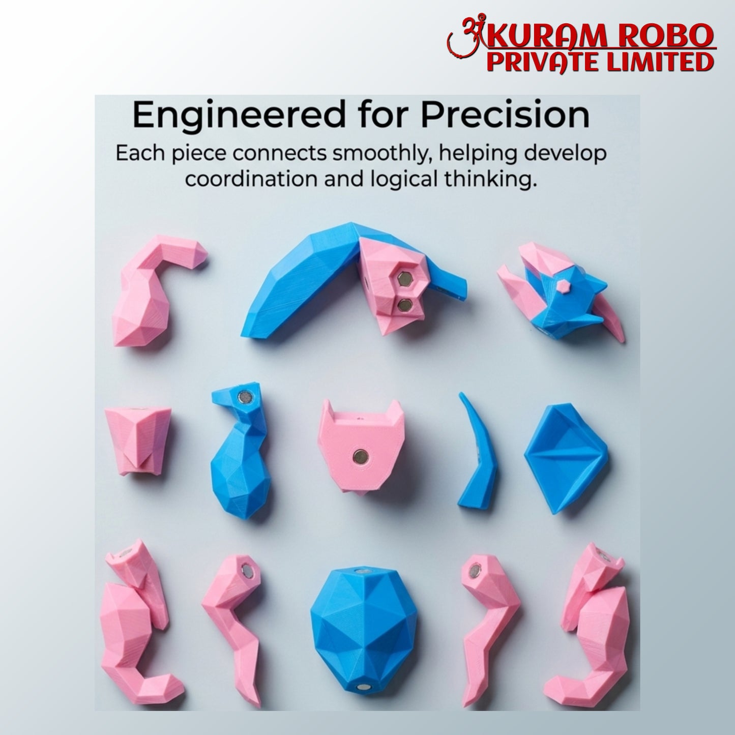 ✨ Ankuram Robo 3D Printed Dragon Desk Pet | Eco-Friendly Low-Poly Art Figurine | Sustainable Kids Toy & Home Decor ♻️