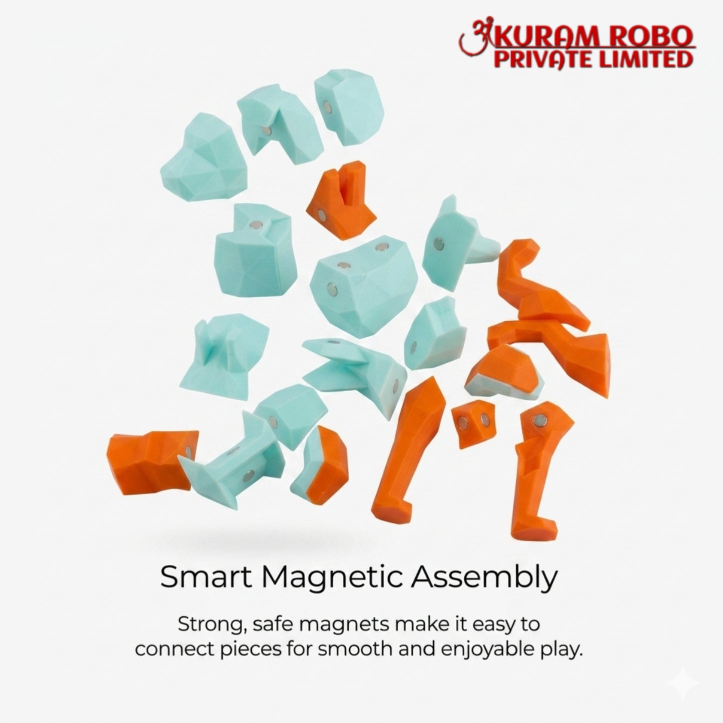 3D Geometric Dog Puzzle - Educational STEM Toy | Ankuram Robo